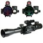 Iron JIA’S Lunettes de visée Airsoft 3-9X40EG Illuminated Chasse Rouge/Vert Riflescope Laser holographique avec Dot Sight Combo