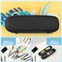 JTDEAL Crayon Étui Rigide, Anti Rouille Anti Chute EVA Coque Rigide, Plumier Support Stylet Crayon Cas Sac Pochette pour Stylo P