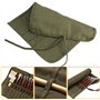 CODIRATO Toile Sac de Pinceaux Cases, 22 Taille Pinceaux Rouleau de Toile Cases, Plumier Sac de Crayon, Pinceau Brosse Artiste D