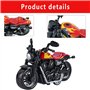Jouets De Moto Intéressants pour Enfants - Motos en Alliage De Simulation à Tirer - Adaptées Aux Enfants De Plus De 3 Ans - Cade