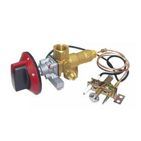 METER STAR 100000BTU LPG/NG Brûleur pilote de soupape d'admission de cuisinière à gaz avec thermocouple M10 x 1 de 0