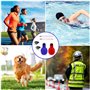 2 Pièces Sifflet Poire Professionnel, Sifflets à Main Arbitre Hygiène, Sifflets de Sport avec Cordon Tour de Cou, Accessoires de