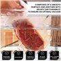 Rouleau de film sous vide alimentaire 28 cm x 15 m Sac sous vide alimentaire Rouleau sac sous vide alimentaire Rouleau sachet so