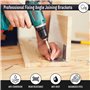 OMIDEAS 12 x Equerre d'assemblage renforcée (90 x 90 x 65 x 2.5) Equerre de Fixation Angle Droit Support en forme de L, Équerre 
