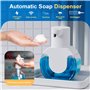 Distributeur de Savon Automatique, 420 ML Mousse électrique Montage Ural Kit Distributeur sans Contact USB Rechargeable pour Cui
