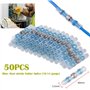 50PCS Bleu Joint de Soudure Connecteur de Fil, Souder Joint Fil Câble Connecteur Retrait Thermique Soudures