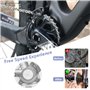 STCRERAG Guide de Chaîne Vélo en Alliage d'Aluminium Chaîne Guide Direct Mount Anti-déformation Guide de Chaîne à Montage Direct