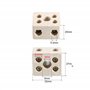 sourcing map 2 Voie 380V 30A Céramiques Borniers Haute Température Céramique Connecteurs 2pcs