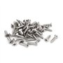 sourcing map M3.9x16mm 316 acier inox vis Cruciforme tête plate vis autotaraudeuses 50Pcs