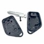 Jongo® Coque Clé Plip + Lame Compatible avec Peugeot 306 | Boitier Télécommande 2 Boutons sans Électronique | Remplacement Clé A