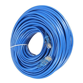 Link-e : Cable Reseau Ethernet RJ45 50m Cat.6 Qualité Pro Haut Débit Connexion Internet Box TV PC Compatible Console PS4 PS3 Xbo