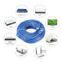 Link-e : Cable Reseau Ethernet RJ45 50m Cat.6 Qualité Pro Haut Débit Connexion Internet Box TV PC Compatible Console PS4 PS3 Xbo