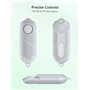 SUPMEGA Étui de protection en silicone pour Beurer BR 60 BR 90, étui de protection fin avec mousqueton pour un transport confort