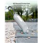 SUPMEGA Étui de protection en silicone pour Beurer BR 60 BR 90, étui de protection fin avec mousqueton pour un transport confort
