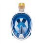 EMSMIL Masque de plongée intégral avec tuba - Champ de vision à 180° - Anti-buée - Avec tuba - Étanche - Pour adultes et enfants