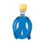 EMSMIL Masque de plongée intégral avec tuba - Champ de vision à 180° - Anti-buée - Avec tuba - Étanche - Pour adultes et enfants