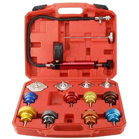 FreeTec Testeur de Pression d'essence 14pc Kit de testeur de Fuite de Pression de Pompe de radiateur