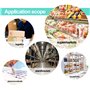 Rouleau Etiquettes Autocollantes,ilauke 60 * 30mm Etiquette Confiture Etiquettes Adhésives,1 Rouleaux 1000pcs Etiquette Cadeau A