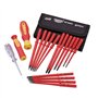 Draper 5776 Lot de 18 tournevis isolés interchangeables