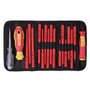 Draper 5776 Lot de 18 tournevis isolés interchangeables