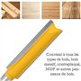 Gasea 3pcs 8mm Flush Trim Router Bits Extra Long Mèches Carbide Router Bits à Bois Fraise à Menuiserie Outil de Woodworking Cutt