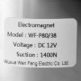 sourcing map 12V DC 1400N 2.18lb électro-aimant aimant levage électrique Solénoïde levage tenue
