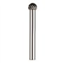 sourcing map Fraise Rotative Lime en carbure de tungstène à double coupe Tige de 6 mm et diamètre de tête de 8mm