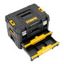 DeWalt - Caisse A Outil Transportable Coffret Kit Combo TSTAK Box Avec Modules II + IV - DWST1-70702 - Boite A Outils Vide Multi