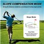 Télémètre de golf avec pente de 1 200 mètres de distance laser avec verrouillage des vibrations de mât de drapeau, grossissement