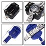 147 PCS Professional Watch Kit d'outils de réparation, Watch Back Case Holder ouvre Pin Link Remover Spring Bar Repair Kit d'out
