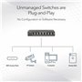 Netgear gs116pp-100eus – Switch Unmanaged, 16 Ports PoE et Gigabit Ethernet Argent