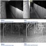 JC IR Illuminateur 4-LED Haute Puissance Projecteur Infrarouge Grand Angle pour Night Vision CCTV et IP Caméra Noir avec Adaptat