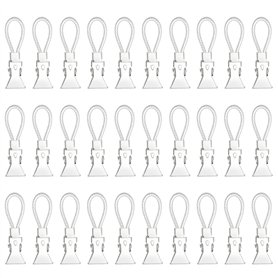 KAIYAYA 30 Pinces Accroche Torchon Crochet Torchon Cuisine en Métal Attache Torchon Cuisine Blanc Pince Torchon Cuisine Petit Pi