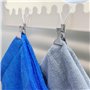 KAIYAYA 30 Pinces Accroche Torchon Crochet Torchon Cuisine en Métal Attache Torchon Cuisine Blanc Pince Torchon Cuisine Petit Pi