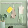 KAIYAYA 30 Pinces Accroche Torchon Crochet Torchon Cuisine en Métal Attache Torchon Cuisine Blanc Pince Torchon Cuisine Petit Pi