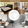 KAIYAYA Arrêts de Portes,[Lot de 6] Butee de Porte Adhesive-Butée de Poignée Murale Bloc Cale Arrêt Porte Adhésive Transparentes