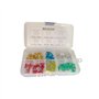 KOLACEN Kit assorti de fusibles de type lame à profil bas pour camion de voiture automobile 5 10 15 20 25 30Amp (paquet de 60)