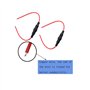 KOLACEN Car Inline Vis Type 6x30mm Porte-fusible 16 Awg Fil 10 Pcs + 80 Pcs Fusible En Verre Rapide Rapide 6 x 30 mm Kit Assorti