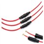 KOLACEN Car Inline Vis Type 6x30mm Porte-fusible 16 Awg Fil 10 Pcs + 80 Pcs Fusible En Verre Rapide Rapide 6 x 30 mm Kit Assorti