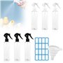 Lot de 6 Flacon Spray Vide