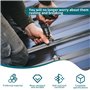 Lot de 100 Rivet Aveugles en Aluminium, Rivets Pop 4,8 x 13 mm Bride Rivet Pop Tete Large pour Métal Bois Plastique (argenté)