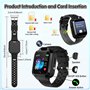 Olivfant Montre Connectée pour Enfant, étanche, avec Tracker, écran Tactile HD, Jeux, Réveil SOS, Caméra, Montre-Bracelet Numéri
