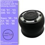 [RDi 188] Dorado Tuning Adaptateur de Moyeu/Moyeu de Volant/Compatible avec◆ 106 306 XS XSI GTI s16 Rallye ◆ Saxo ZX AX