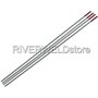 RIVERWELD Corps de Collet Diffuseur Gaz Compact 17GL116 10N23S Coupelles-Buses en Quartz Transparent #10 Électrode tungstène 2% 