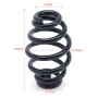 Ressorts et Support Kit de Selle Solo Compatible avec moto Harley Chopper Bobber Custom Noir