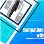 Retevis Talkie Walkie Microphone Haut-Parleur IP54 Étanche Compatible avec Talkie Walkie Retevis RT648 RT82 RT29 RT87 Compatible