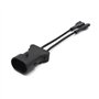 sourcing map 2 Klaxon Auto Plastique Faisceau Adaptateur connecteur Prise Haut-Parleur