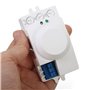 WANGCL 5,8 GHz HF Système LED micro-ondes 360 degrés Détecteur de mouvement Interrupteur KKRper Détecteur de mouvement