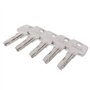ABUS Cylindre à bouton profilé EC550 - Longueur Z30/K35 mm - Avec 5 clés