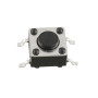 sourcing map 10Pcs Momentané Tact Tactile Poussoir Bouton Interrupteur En surface Monté Appareils PCB 4 Pin 6 x 6mm x 4.3mm